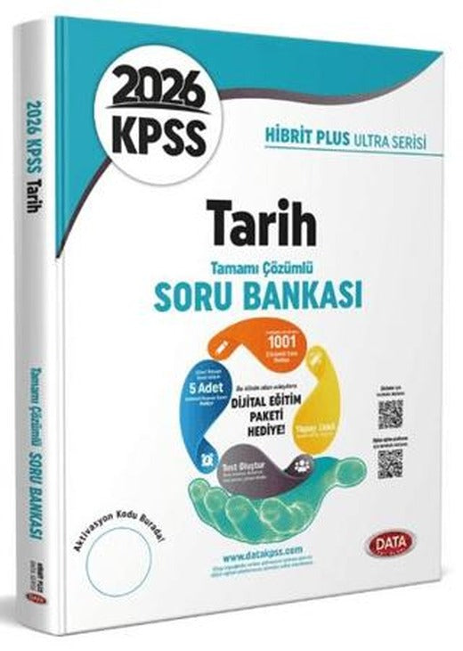 2026 KPSS Hibrit Plus Ultra Serisi Tarih Soru Bankası Karekod Çözümlü - Dijital Eğitim Platformu Hediye