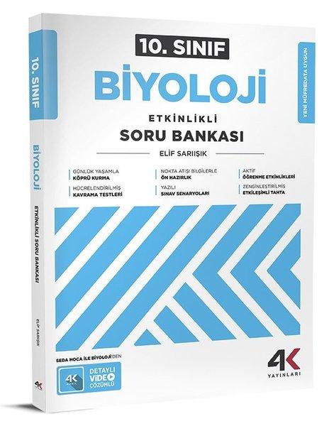 10. Sınıf Biyoloji Etkinlikli Soru Bankası | 4K Yayınları (İnce Kapak) - Resim 1