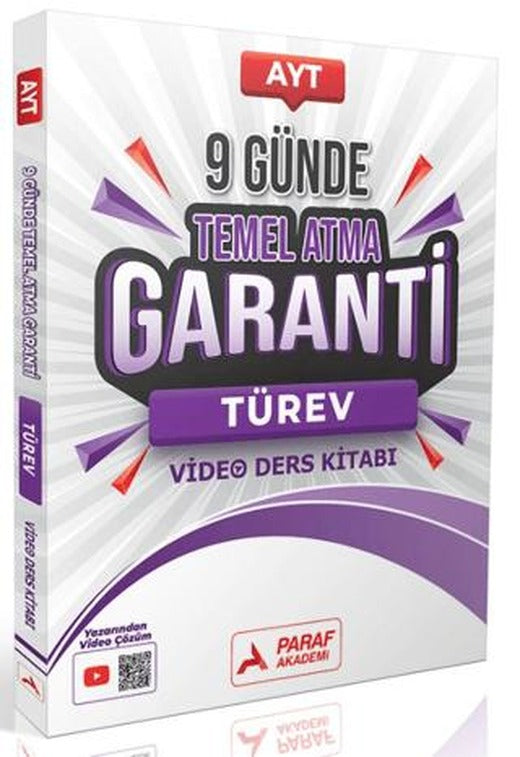 9 Günde Temel Atma Garanti Türev Video Ders Kitabı | Paraf Akademi (Ciltsiz)
