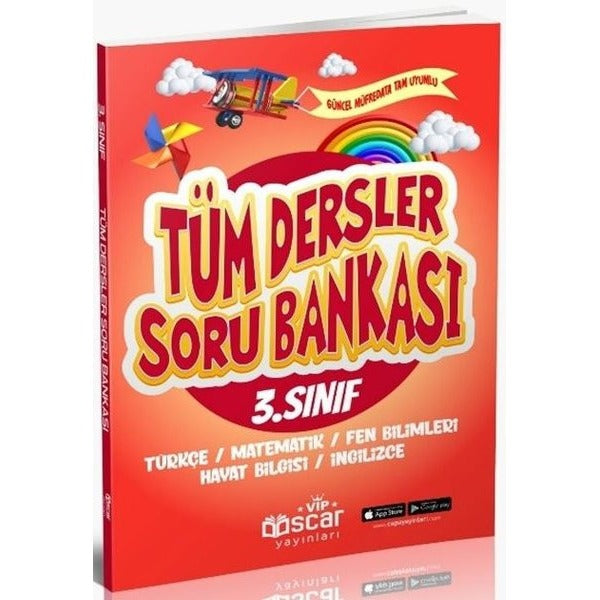 3. Sınıf Tüm Dersler Soru Bankası | VIP Oscar Yayınları (İnce Kapak)