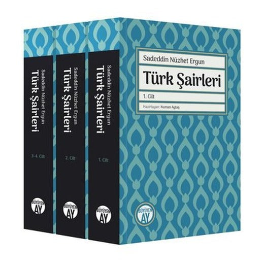 Türk Şairleri Seti - 4 Kitap Takım - Kutulu | Büyüyenay Yayınları (İnce Kapak)