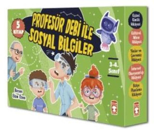 Profesör Debi İle Sosyal Bilgiler Seti (5 Kitap)