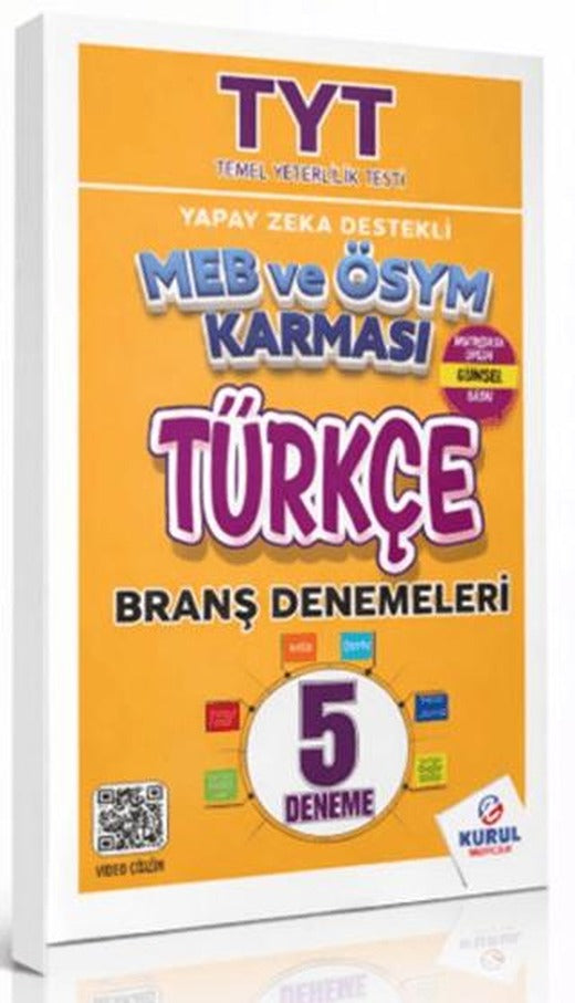TYT Yapay Zeka Destekli MEB ve ÖSYM Karması Türkçe 5’li Branş Denemeleri