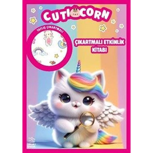 Cuticorn - Tatlış Çıkartmalı Etkinlik Kitabı | İthaki Çocuk (İnce Kapak)