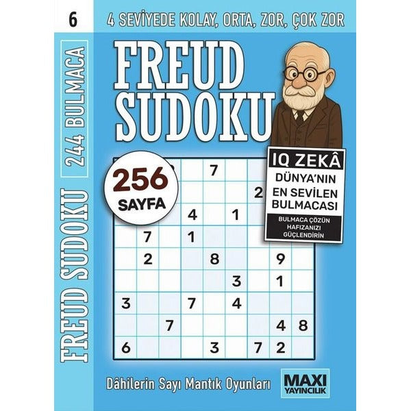 Freud Sudoku 6 | Maxi Yayıncılık (İnce Kapak)