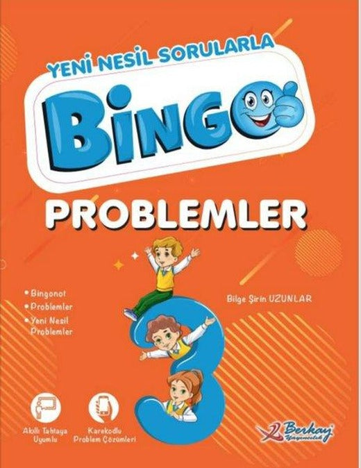 3.Sınıf Problemler Bingo | Berkay Yayıncılık (İnce Kapak)