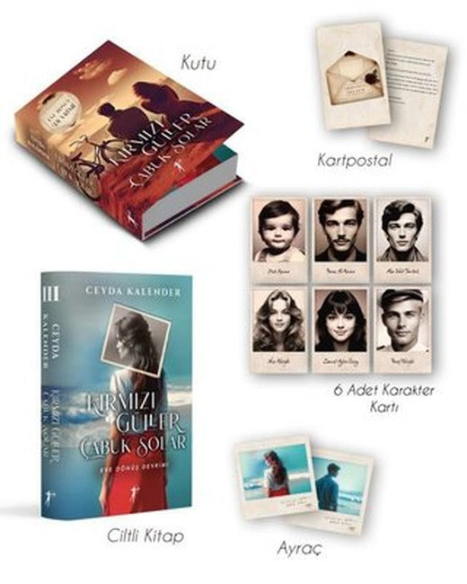Kırmızı Güller Çabuk Solar 3 - Eve Dönüş Devrimi - Kutulu Set | Artemis Yayınları (Ciltli)