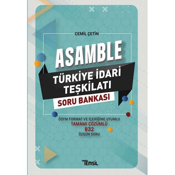 Asamble Türkiye İdari Taşkilatı Çözümlü Soru Bankası | Temsil Kitap (Ciltsiz)