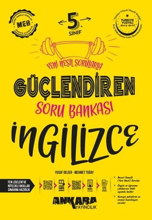 5. Sınıf Güçlendiren İngilizce Soru Bankası | Ankara Yayıncılık (İnce Kapak)