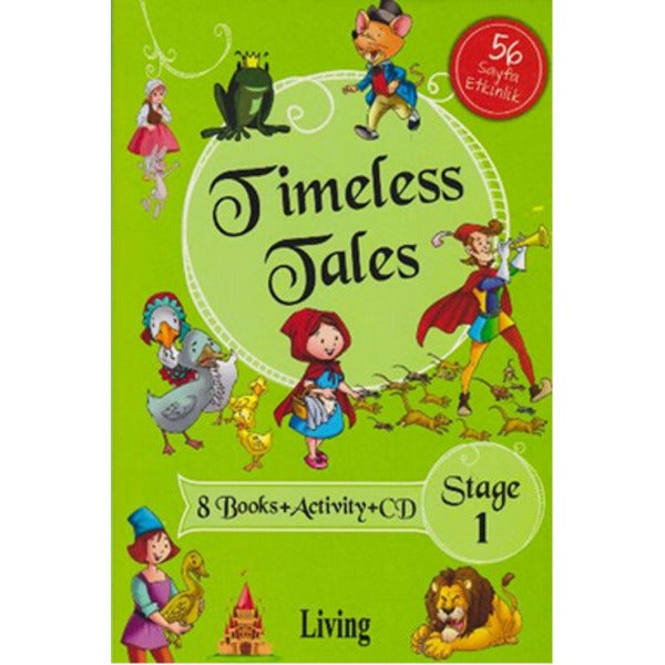 Stage 1- Timeless Tales 8 Books + Activity + CD | Living English Dictionary (İnce Kapak)
