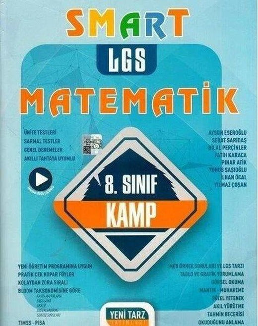 8.Sınıf LGS Matematik Smart Kamp | Yeni Tarz Yayınları (İnce Kapak)