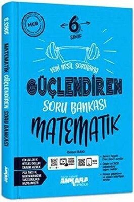 6. Sınıf Matematik Güçlendiren Soru Bankası | Ankara Yayıncılık (İnce Kapak)