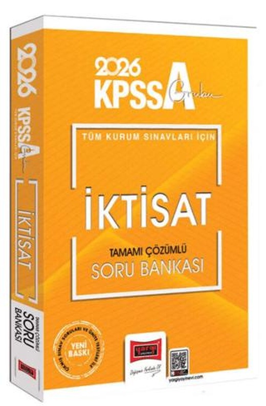2026 KPSS-A Grubu Tüm Kurum Sınavları İçin İktisat Tamamı Çözümlü Soru Bankası