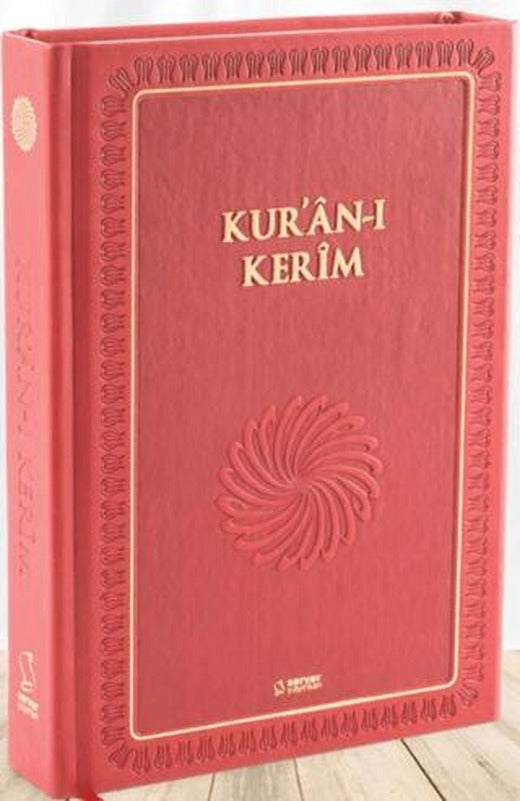 Kur'an-ı Kerim (Büyük Boy - Mıklepli Ciltli- Kırmızı)