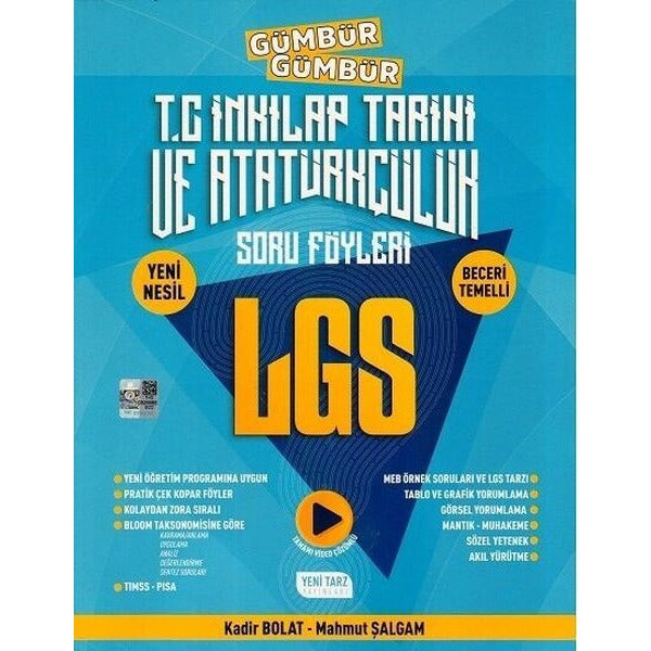 2022 8.Sınıf LGS T. C. İnkılap Tarihi ve Atatürkçülük Gümbür Gümbür Soru Föyleri