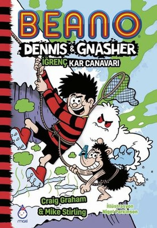 Beano Dennis & Gnasher İğrenç Kar Canavarı | Maxi Çocuk (İnce Kapak)