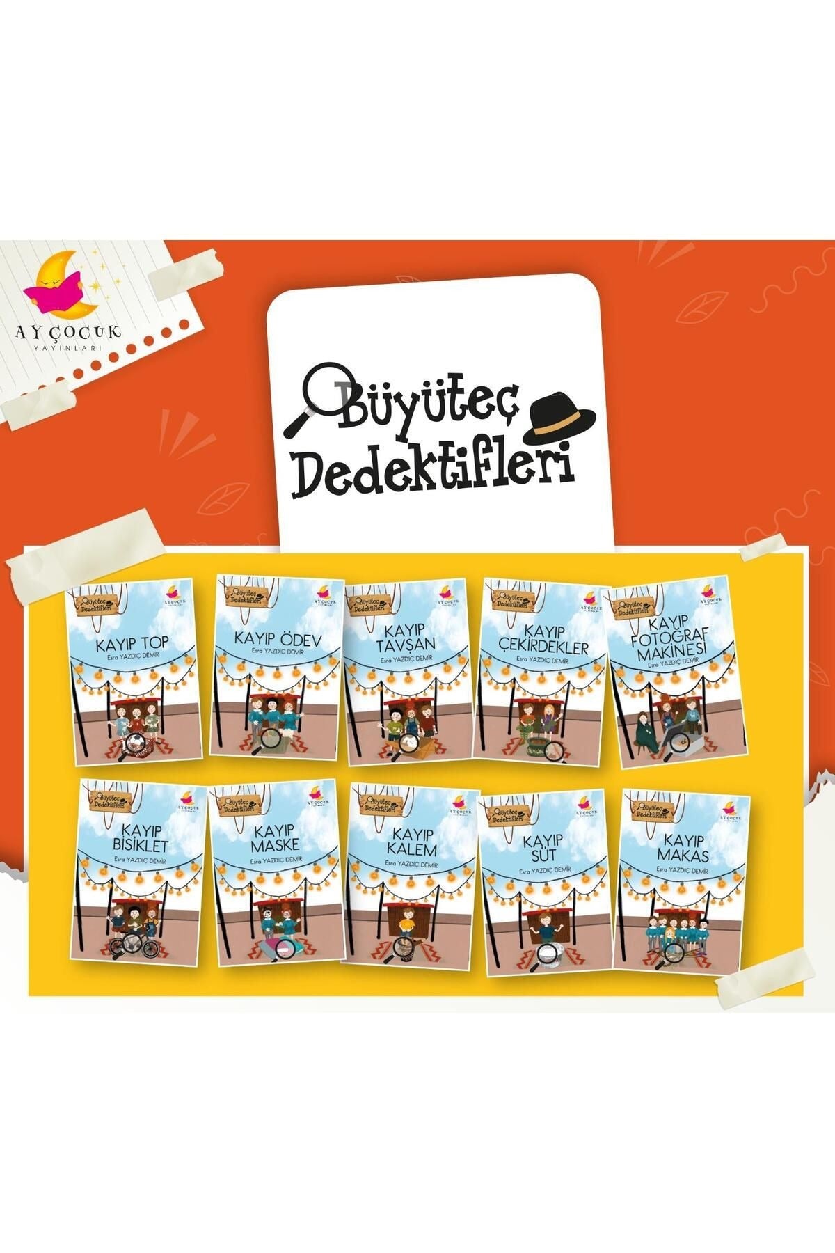 Büyüteç Dedektifleri Hikaye Seti 10 Kitap Takım