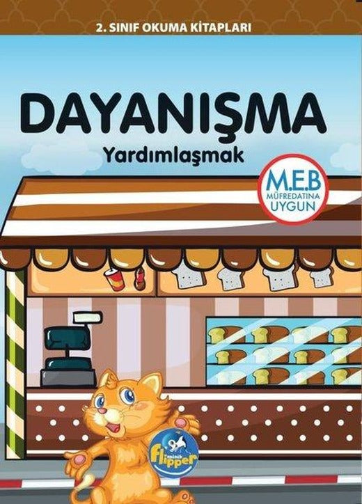 Dayanışma: Yardımlaşmak - 2.Sınıf Okuma Kitapları | Minik Flipper Yayınları (İnce Kapak)