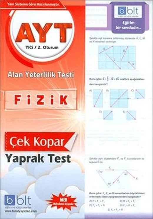 AYT Fizik Yaprak Test | Bulut Eğitim ve Kültür Yayınları (Ciltsiz)
