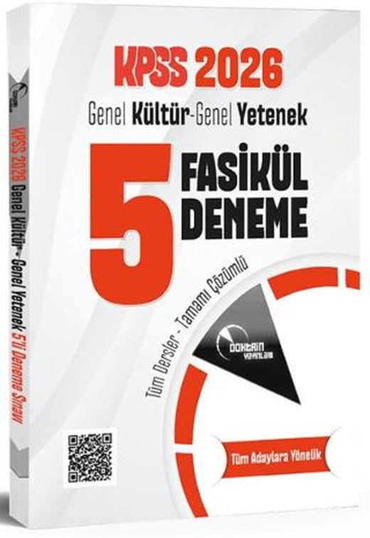 2026 KPSS 5 Fasikül Deneme (Tamamı Çözümlü) | Doktrin Yayınları (Ciltsiz)