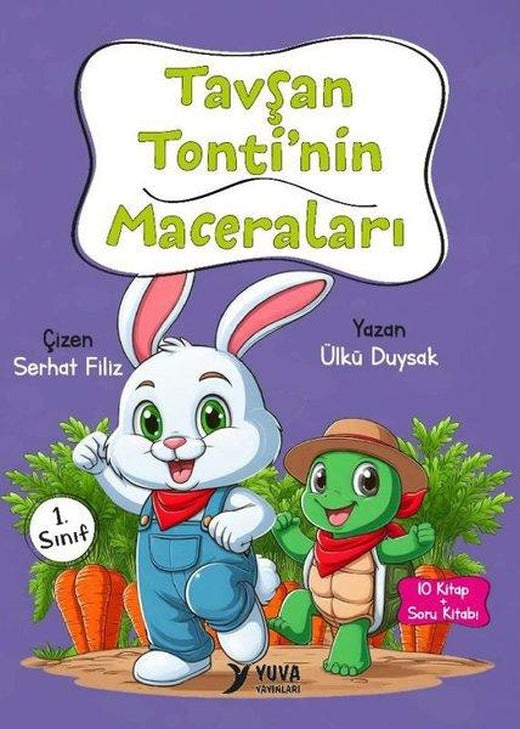 1. Sınıf Tavşan Tonti'nin Maceraları Seti - 10 Kitap Takım | Yuva (İnce Kapak)