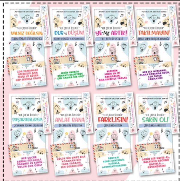 Çocuklar İçin Psikoloik Destek Serisi 8 Kitap | Nesnel Yayınları (Ciltsiz)
