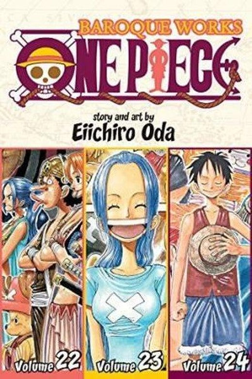 One Piece (Omnibus Edition) Vol. 8 : Includes vols. 22 23 & 24 : 8 | Viz Media, Subs. of Shogakukan Inc (İnce Kapak)