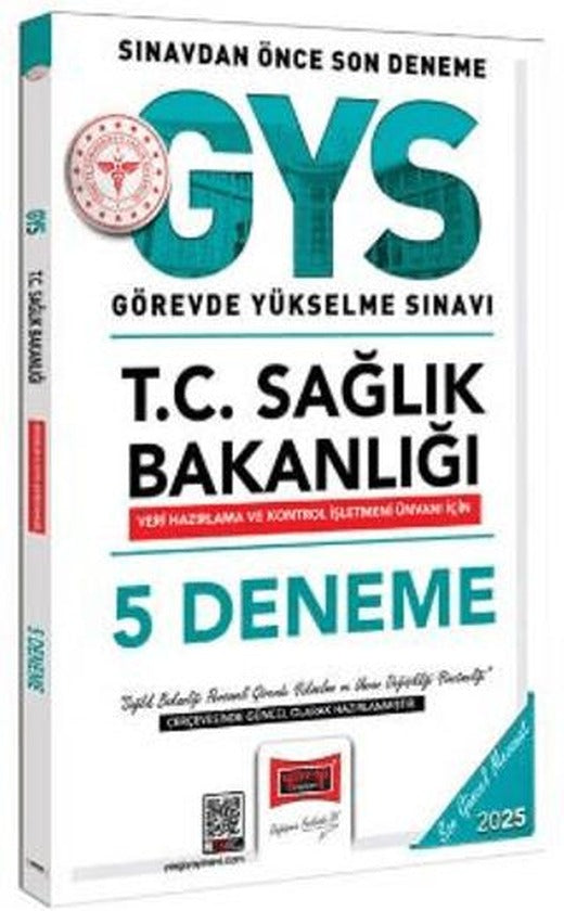 2025 T.C Sağlık Bakanlığı Veri Hazırlama ve Kontrol İşletmeni Ünvanı İçin 5 Deneme