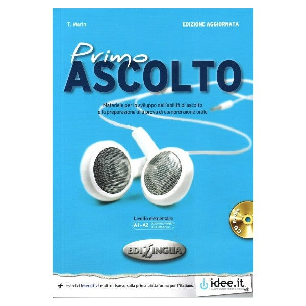 Primo Ascolto +CD (edizione aggiornata) A1-A2 (İtalyanca temel seviye Dinleme) | Edilingua (Ciltsiz)