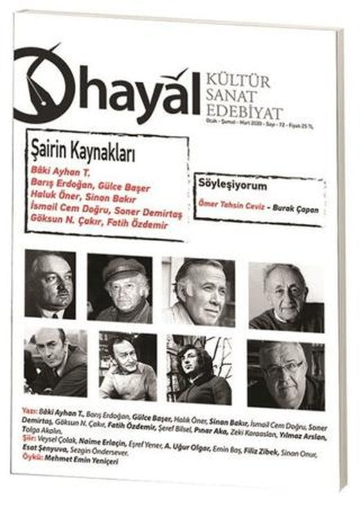Hayal Kültür Sanat Edebiyat Dergisi Sayı: 72 | Hayal Yayınları (Ciltsiz)