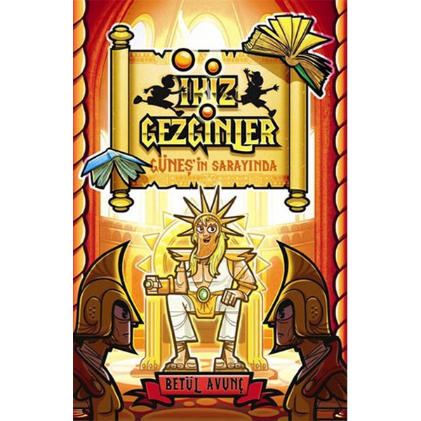 İkiz Gezginler - Güneş'in Sarayında | Tudem Yayınları - Çocuk Kitapları Dizisi (İnce Kapak)