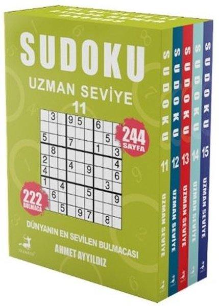 Sudoku - Uzman Seviye Seti - 5 Kitap Takım 11 - 12 - 13 - 14 - 15 | Olimpos Yayınları (İnce Kapak) - Resim 1