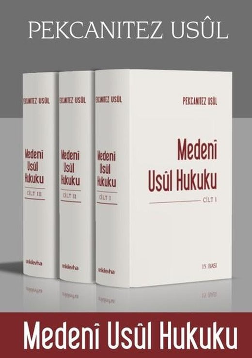 Pekcanıtez Usül-Medeni Usül Hukuku-3 Cilt Takım | On İki Levha Yayıncılık (Ciltli)