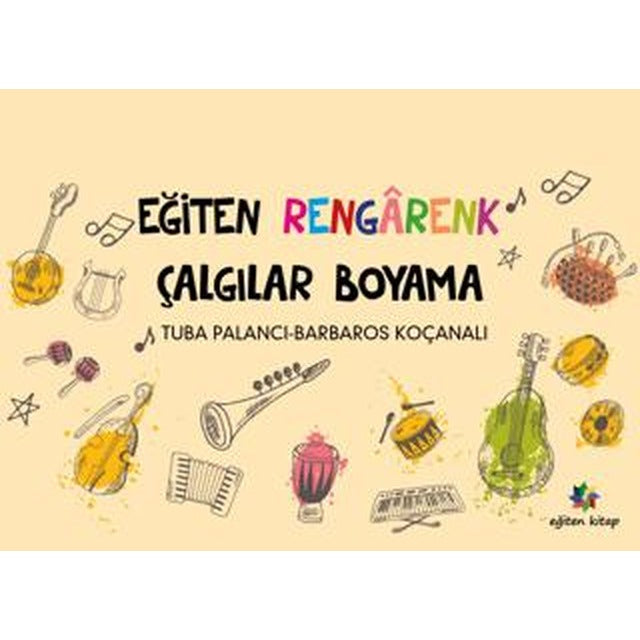 Eğiten Rengarenk Çalgılar Boyama