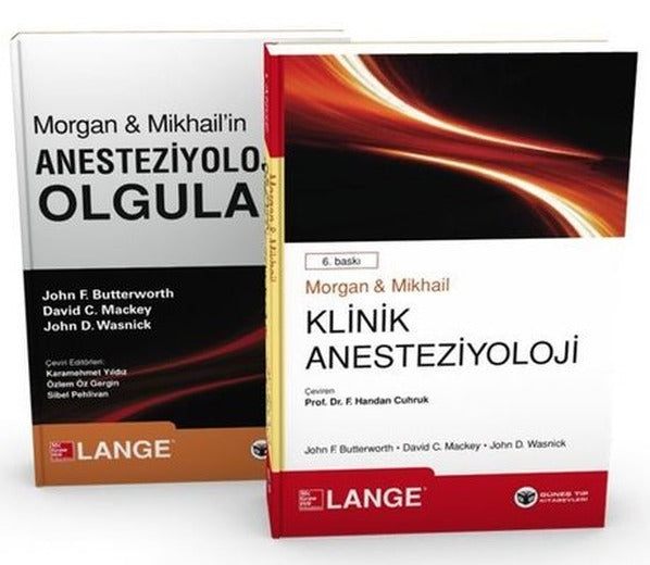 Morgan ve Mikhail'in Klinik Anesteziyoloji Konu - Olguları Seti - 2 Kitap Takım | Güneş Tıp Kitabevleri (İnce Kapak)