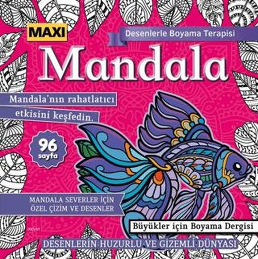 Maxi Mandala Desenlerle Boyama Terapisi 11 | Maxi Yayıncılık (Ciltsiz)