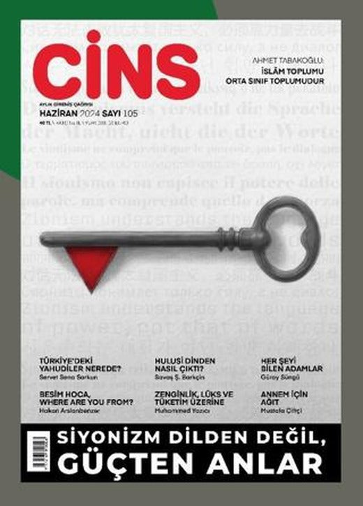 Cins Aylık Dergi Sayı: 105 - Haziran 2024 | Cins Dergisi (Ciltsiz)