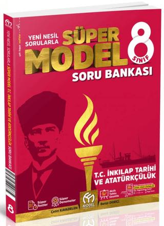 8. Sınıf T. C. İnkılap Tarihi ve Atatürkçülük Süper Model Soru Bankası | Model Eğitim Yayıncılık (Ciltsiz) - Resim 1