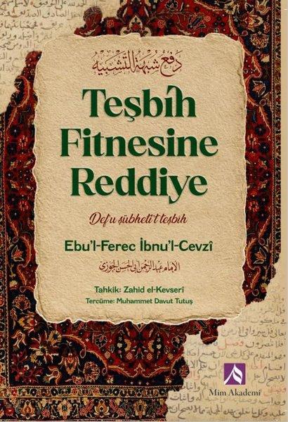 Teşbih Fitnesine Reddiye | Mim Akademi (İnce Kapak) - Resim 1