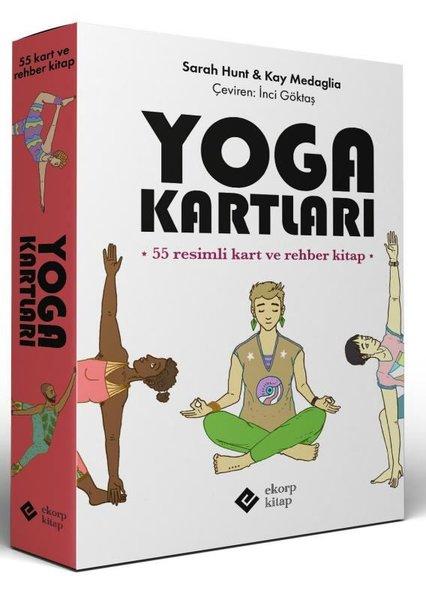 Yoga Kartları - 55 Resimli Kart ve Rehber Kitap | Ekorp Kitap (İnce Kapak) - Resim 1