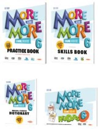 6. Sınıf More & More English Practice Book + Dictionary + Skills Book + Readers | Kurmay Yayınları (Ciltsiz) - Resim 1