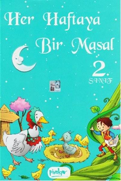 Her Haftaya Bir Masal-2. Sınıf | Pinokyo - Çocuk Kitapları Dizisi (İnce Kapak) - Resim 1