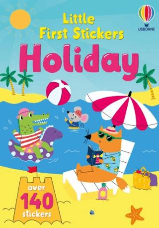 Little First Stickers Holiday | Usborne (Ciltsiz) - Resim 1