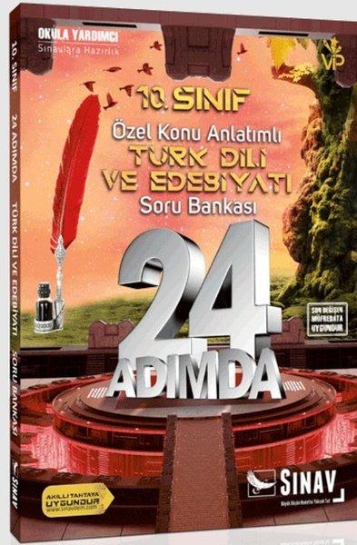 Sınav 10.Sınıf Türk Dili ve Edebiyatı 24 Adımda Özel Konu Anlatımlı Soru Bankası | Sınav Dergisi Yayınları (İnce Kapak) - Resim 1