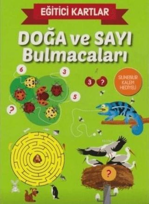 Doğa ve Sayı Bulmacaları - Eğitici Kartlar