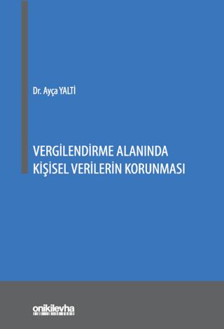Vergilendirme Alanında Kişisel Verilerin Korunması | On İki Levha Yayınları (Ciltsiz) - Resim 1