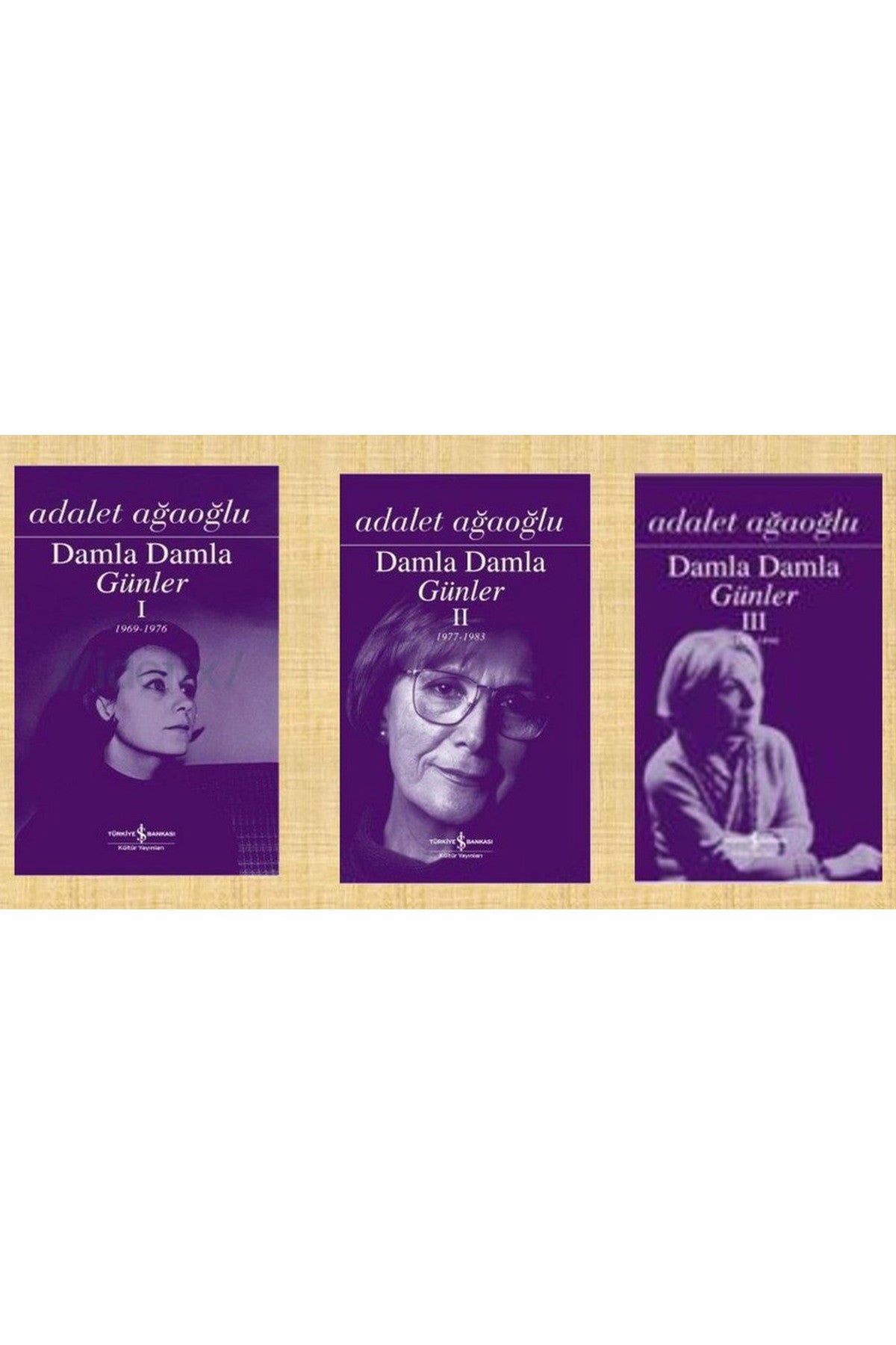 Damla Damla Günler 1-2-3 / Adalet Ağaoğlu kitap kapağı