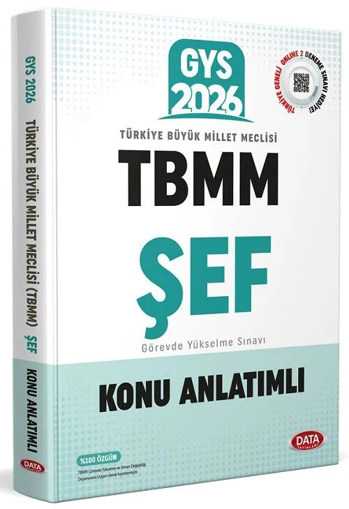 Data 2026 GYS TBMM Şef Konu Anlatımı Görevde Yükselme Data Yayınları kitap kapağı