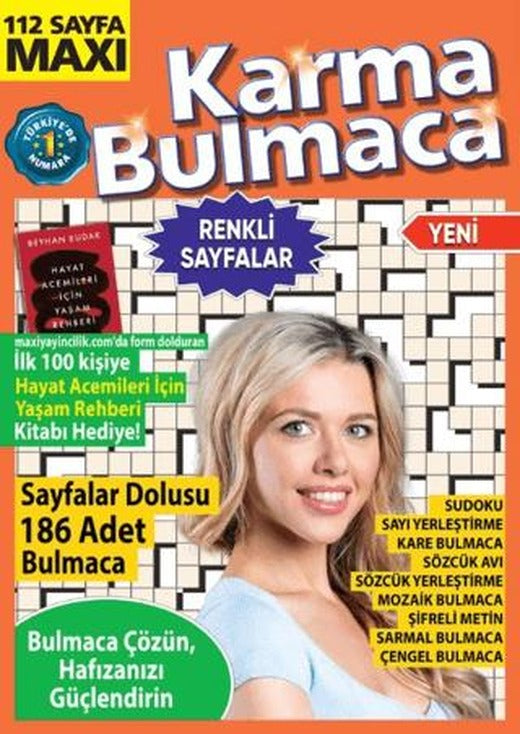 Maxi Karma Bulmaca 22 | Maxi Yayıncılık (Ciltsiz)