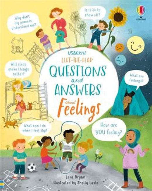 Lift-The-Flap Questions and Answers: About Feelings | Usborne (Ciltli)